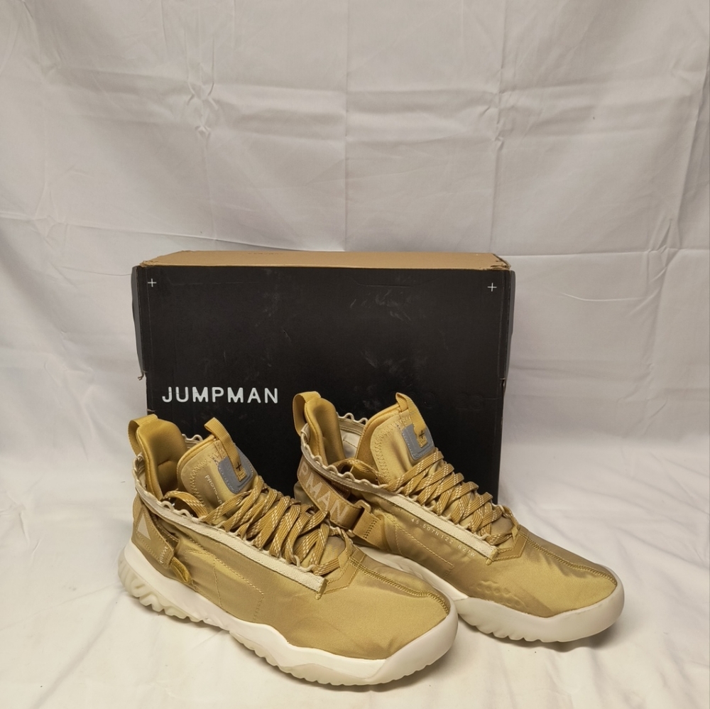 Nike Air Jordan Proto-React Gold Basketball Shoes Men's US Size 11 BV1654 200